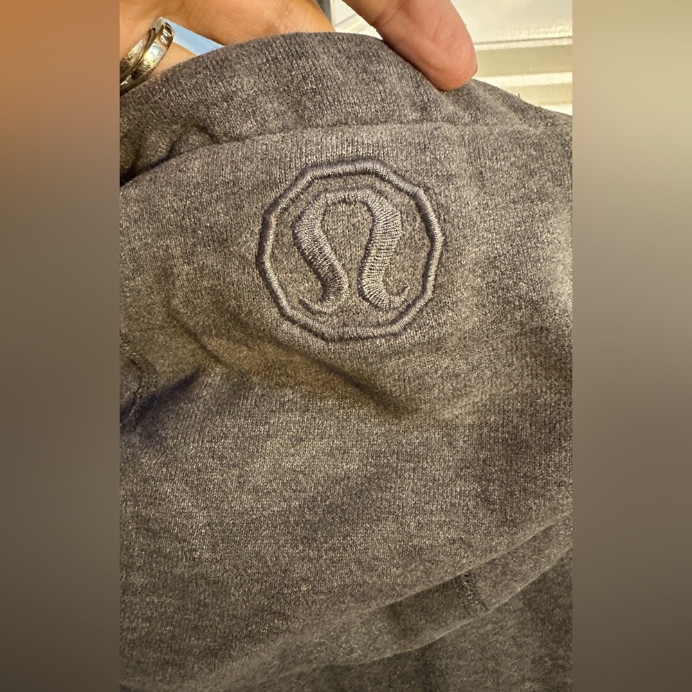 Lululemon West Coast Heavy Zip Up Hoodie Heathered Dark Slate Gray Men’s Medium - Picture 9 of 16